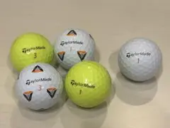 お試しに　TaylorMade TP5x ゴルフボール 新品4個　ロスト１個