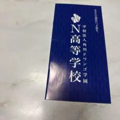N高等学校 公式冊子