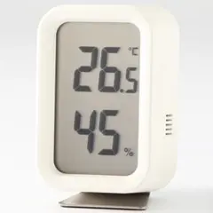 新品★無印良品★ デジタル温湿度計 ホワイト　白　湿度計　温度計　muji¢♭◆