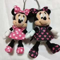 ディズニー ミニー ぬいぐるみ キーホルダー マスコット ぬいば