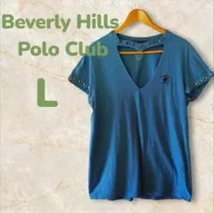 Beverly Hills Polo Club Lサイズ 青 Tシャツ