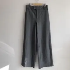 ◆ 新品 自由区 サイズ36 チェック柄 ワイドパンツ
