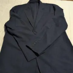 ダークネイビー テーラードジャケット XL(無印良品)