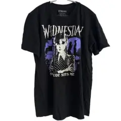 ネットフリックス 海外ドラマ WEDNESDAY ウェンズデー Tシャツ L