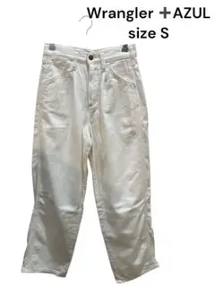 Wrangler AZUL ホワイトデニムパンツ S