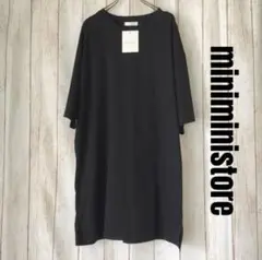 《未使用》miniministoreカットソーワンピース黒