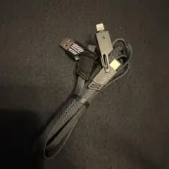 多機能充電コード usb c ケーブル タイプc ライトニング 1m