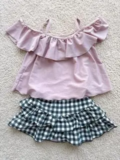 【未使用品】devirock 水着 女の子 120㎝ 3way