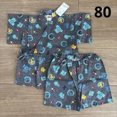 【新品タグ付】ORIGINAL FASHION じんべい 男の子 80