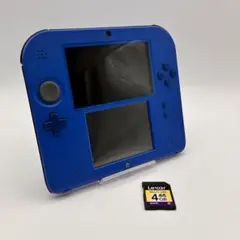 Nintendo 2DS 本体 ブルー SDカード付
