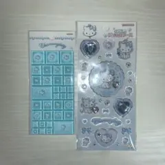 チャーミーキティ キラキラジュエルシール タイルシール バレエコア 2点セット