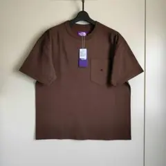 パープルレーベル　ポケットTシャツ　N25FT064　ブラウン　XL　新品①