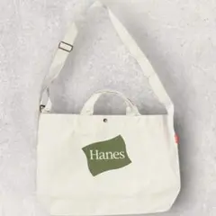 新品 Hanes ヘインズ トートバッグ キャンバス 2WAY ショルダーバッグ