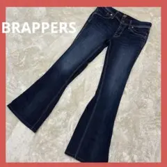 BRAPPERS　フレアデニム　ダメージ加工　刺繍