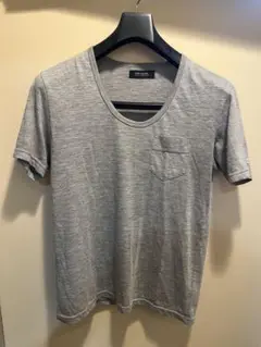 サイズ1 RUDE GALLERY ポケット付きグレーTシャツ