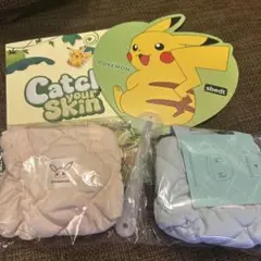 オリーブヤング ポケモン ポーチ　イーブイ ゼニガメ うちわ付き