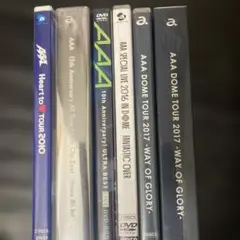 AAA DVDセット　6枚セット　まとめ　大量　ライブ