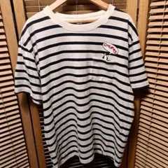 チャムス　ボーダーTシャツ　サイズL