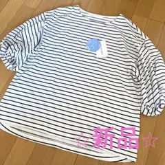 新品　未使用　ハニーズ　Mサイズ　ボーダー　ハニさら　夏　快適　レディース