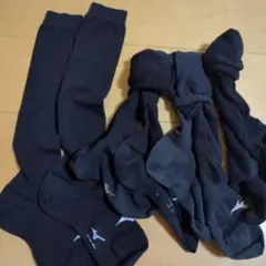 Mizuno スポーツ用ソックス ネイビー 複数枚セット