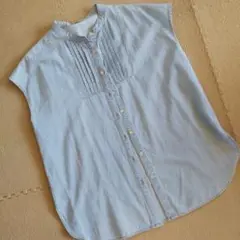 デニムシャツ フレンチスリーブ 未使用品