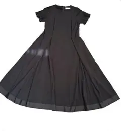 【美品】DEUXART ブラックドレス フォーマルドレス　Aライン