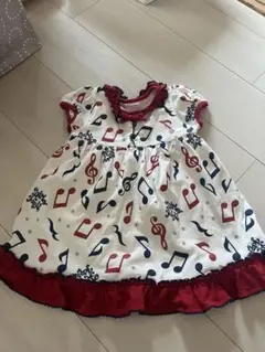 [値下げしました]Shirley Temple 音符柄 ワンピース