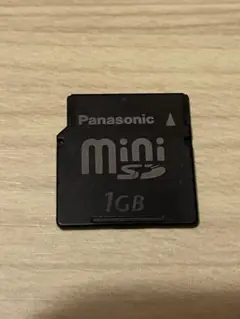 送料無料　Panasonic 1GB miniSDカード