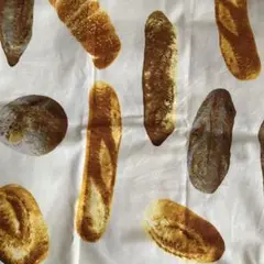 パン模様の綿生地