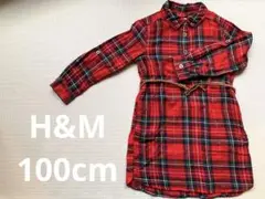 H&M キッズ シャツワンピース ワンピース 100cm