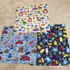 ランチクロス3枚セット（トイ・ストーリー、カーズ、モンスターズ・インク）