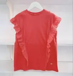 新品　ドルチーナ　140 フリルTシャツ　女の子　キムラタン