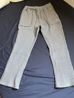 JEROGAN ワッフル生地 ジョガーパンツ Lサイズ グレー