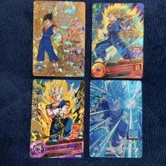 ドラゴンボールヒーローズ トレーディングカードセット ベジット4枚！！