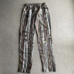 新品　ドルチェ&ガッバーナ　パンツ　ズボン　12歳　子供　シルク　ステッキ柄