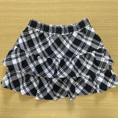 【マヤ様】フリルスカート チェック　インナーパンツ　140