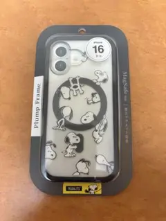 スヌーピー iPhone16 ケース MagSafe対応　グッズ　おまけ付き