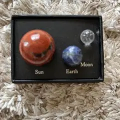 インテリアオブジェ　Cosmic Gemstones 太陽 地球 月 セット