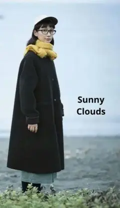 SunnyClouds サニークラウズ 漆黒のボアコート Lサイズ