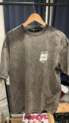 NEW YORK BURST グレー Tシャツ L