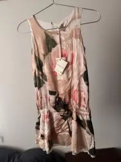 新品未使用タグ付き　モナリザ　MONNALISA 花柄　 ワンピース　ドレス