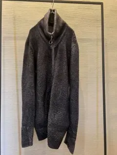 avant toi カシミヤ混　ハイネック ジップアップ　ニット　コールドダイ