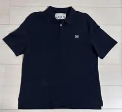 SATUR Basic Pique Polo ネイビー