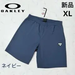 新品　OAKLEY メンズ ショーツハーフパンツ　スポーツショーツ ネイビーXL