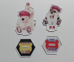 楽天イーグルス　アクリルスタンド　イーグルスベア　ヤフーレ選手　フランコ選手