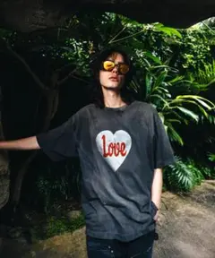 SAINT MICHAEL SS TEE/HEART LOVE Sサイズ