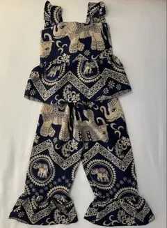 タイ　子供服　Sサイズ　紺色