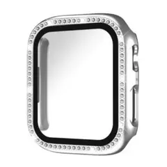 Apple Watch ケース ストーン 量産 シルバー キラキラ 41mm