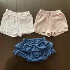 ショートパンツ3点セット