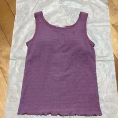 レトロガール　パット付きノースリーブ Tシャツ